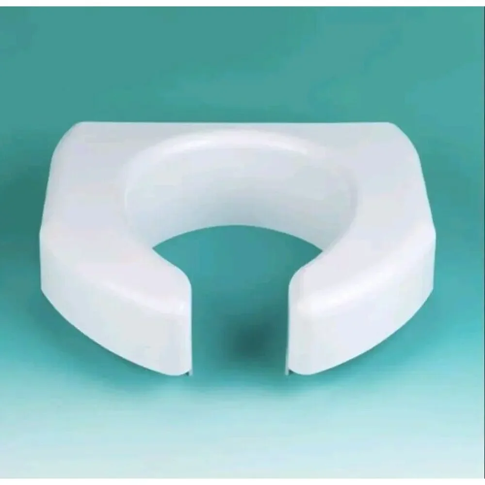 SP Ableware Basic Open-Front 3-Inch Elevated Toilet Seat for Standard Toilets